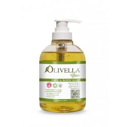 OLIVELLA Жидкое мыло для лица и тела на основе оливкового масла, 300мл